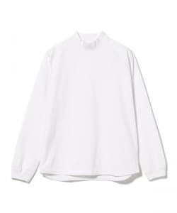 〈MEN〉B.G.THREE / ALL-TIME ストレッチ ショルダーパッチ モックネック プルオーバー（LV.1）