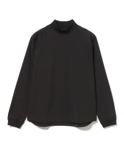 〈MEN〉B.G.THREE / ALL-TIME ストレッチ ショルダーパッチ モックネック プルオーバー（LV.1）