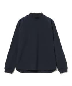 〈MEN〉B.G.THREE / ALL-TIME ストレッチ ショルダーパッチ モックネック プルオーバー（LV.1）