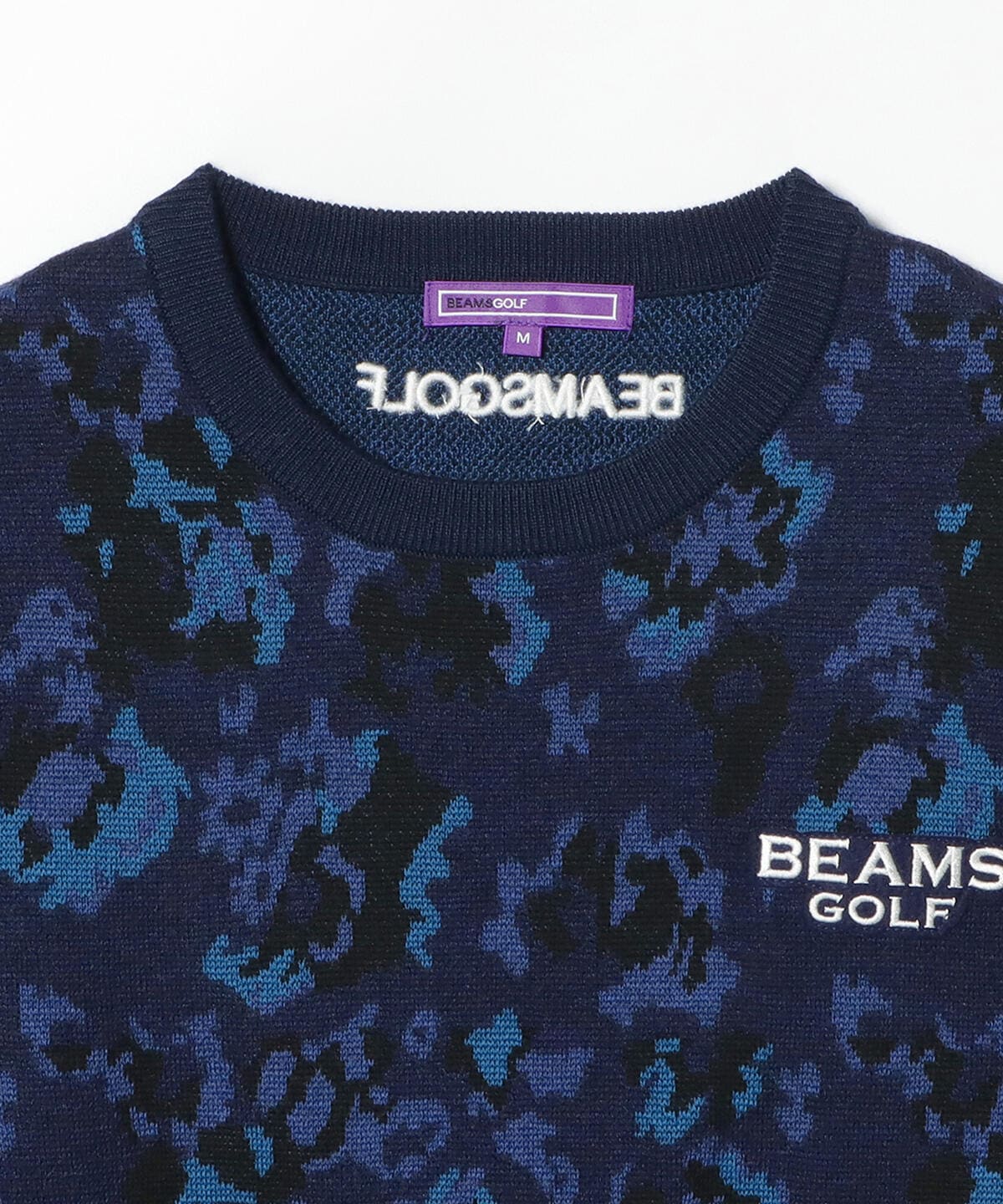 BEAMS GOLF（ビームス ゴルフ）〈MEN〉BEAMS GOLF PURPLE LABEL / フラワー柄 ニット（トップス ニット ・セーター）通販｜BEAMS