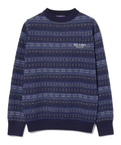 〈MEN〉 PURPLE LABEL / グラデーション フェアアイルニット
