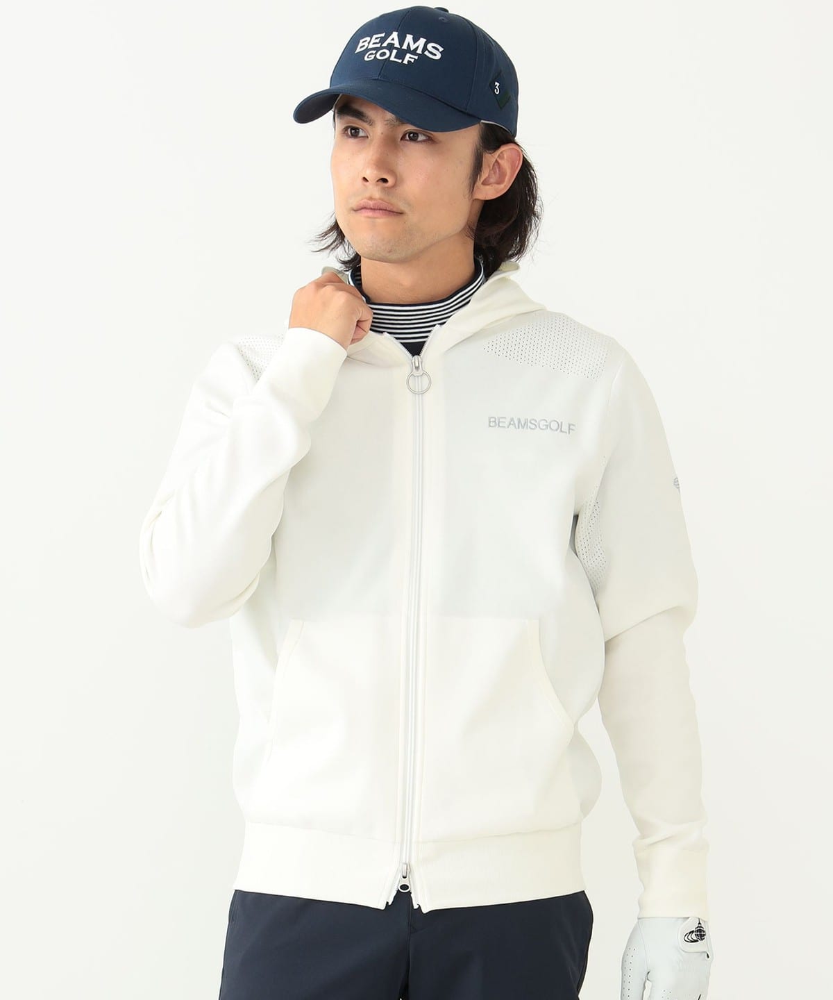 BEAMS GOLF BEAMS GOLF男士) BEAMS GOLF PURPLE LABEL / 高规格针织双 