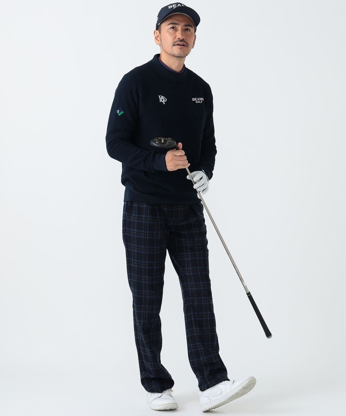メ(^ ^)P【美品】BEAMS GOLF ビームスゴルフ セーター BEAMS GOLF（ビームス ゴルフ）PURPLE LABEL / スフィダンテ