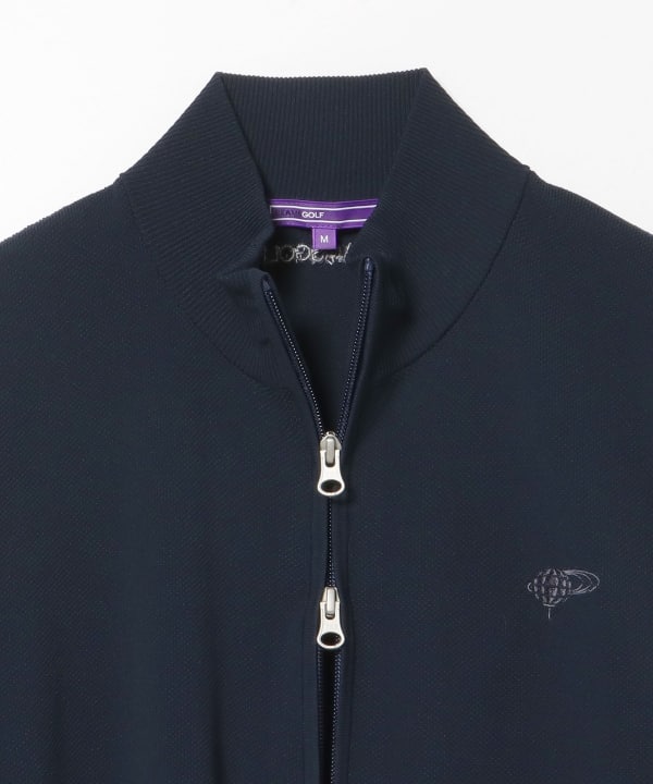 【BEAMS GOLF PURPLE LABEL】タラッティ ジップニットM BEAMS GOLF（ビームスゴルフ）の「BEAMS GOLF PURPLE LABEL