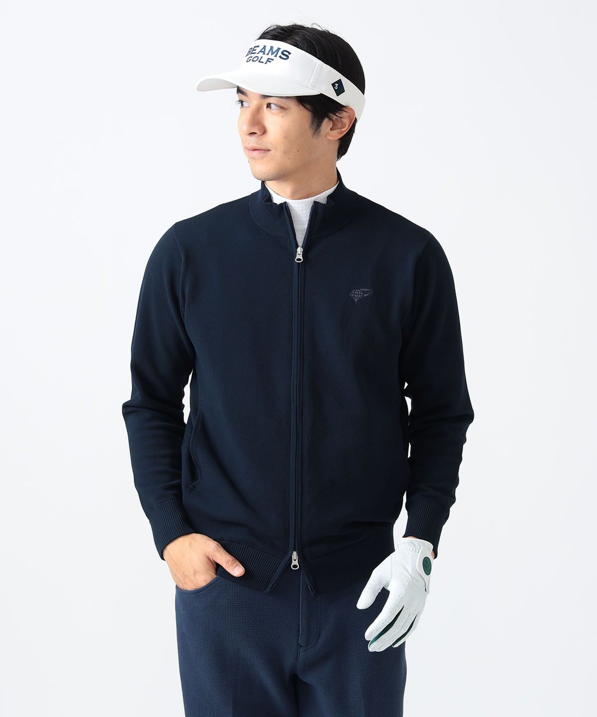 PURPLE LABEL / ユーティリティ フルジップニット トップス MEN NAVY M PURPLE LABEL / ユーティリティ フルジップニット トップス MEN NAVY M
