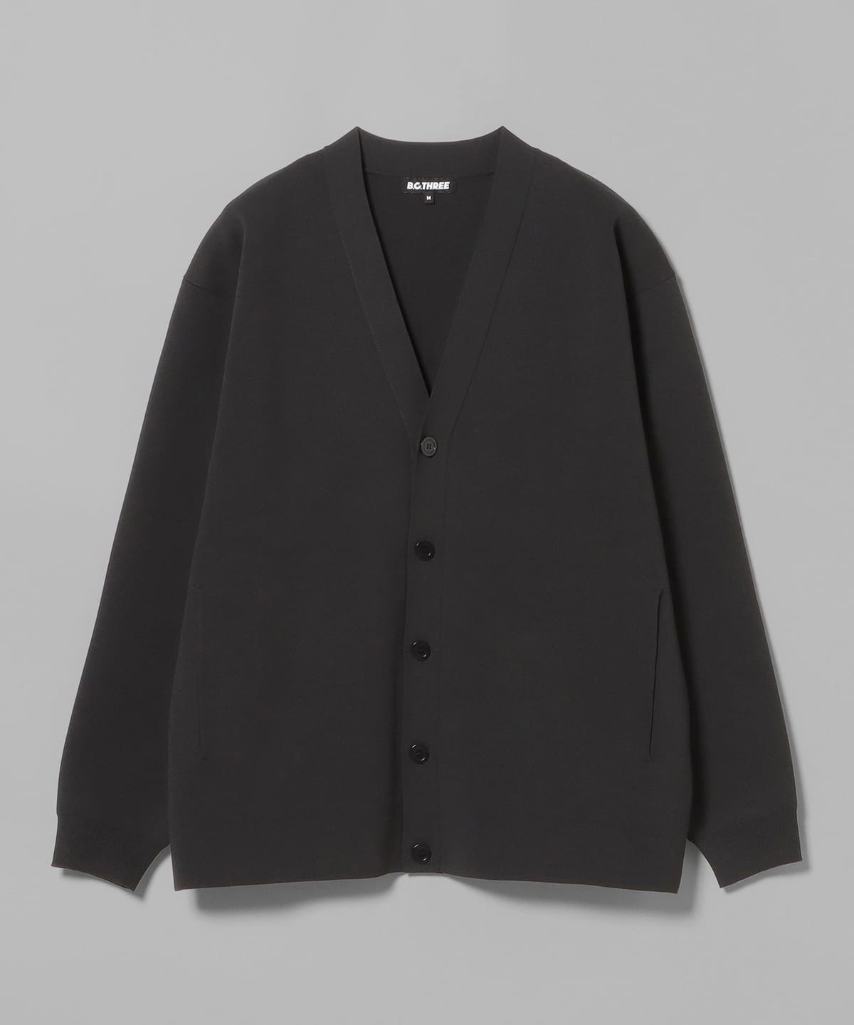 〈MEN〉B. G.THREE / ALL-TIME ニット Vネックカーディガン トップス MEN BLACK M 〈MEN〉B. G.THREE / ALL-TIME ニット Vネックカーディガン トップス MEN BLACK M