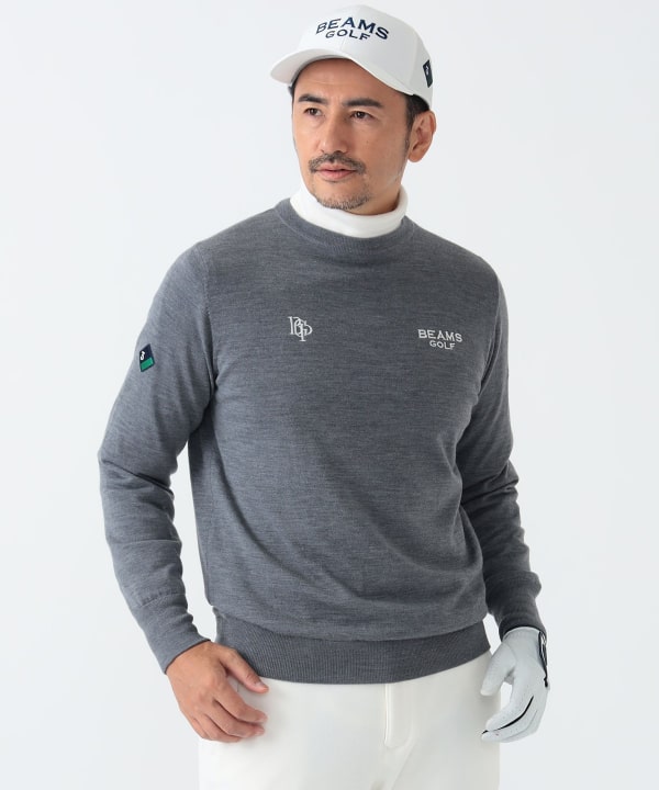 BEAMS GOLF（ビームス ゴルフ）〈MEN〉PURPLE LABEL / エアシャット 裏付き スフィダンテ ニット（トップス ニット・セーター ）通販｜BEAMS