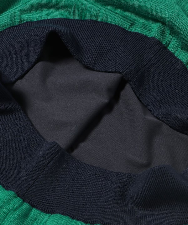 〈MEN〉PURPLE LABEL / エアシャット 裏付き スフィダンテ バイカラーニット