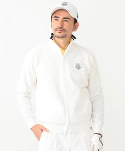 BEAMS GOLF PURPLE LABEL / 撥水 フルジップ ニットブルゾン