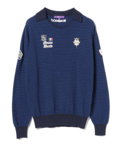 BEAMS GOLF PURPLE LABEL / ボーダー スキッパー セーター
