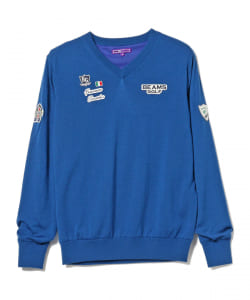 BEAMS GOLF PURPLE LABEL / タラッティ エアシャット Vネック セーター