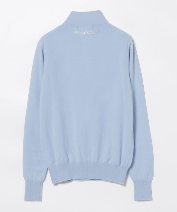 BEAMS GOLF（ビームス ゴルフ）PURPLE LABEL / ハーフジップ カシミヤ