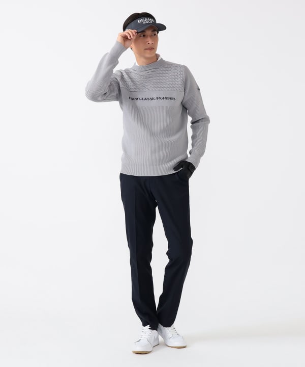 ビームスゴルフ　プルオーバー　ホワイト　Ｓサイズ BEAMS GOLF（ビームス ゴルフ）【EXCLUSIVE】〈MEN〉ORANGE