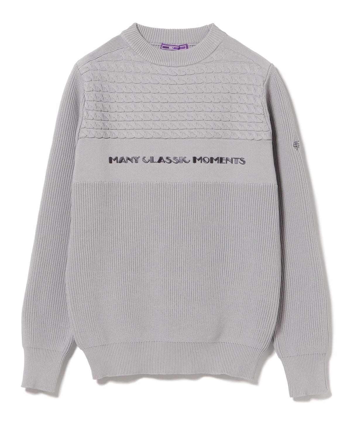 新品　BEAMS GOLF PURPLE LABEL カシミヤ100% ニット BEAMSGOLF - 新品 BEAMS GOLF PURPLE LABELカシミヤ100% ニット
