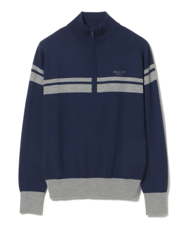 BEAMS GOLF ビームスゴルフ パープルレーベル 長袖ニットセーター S BEAMS GOLF（ビームス ゴルフ）PURPLE LABEL / スフィダンテ