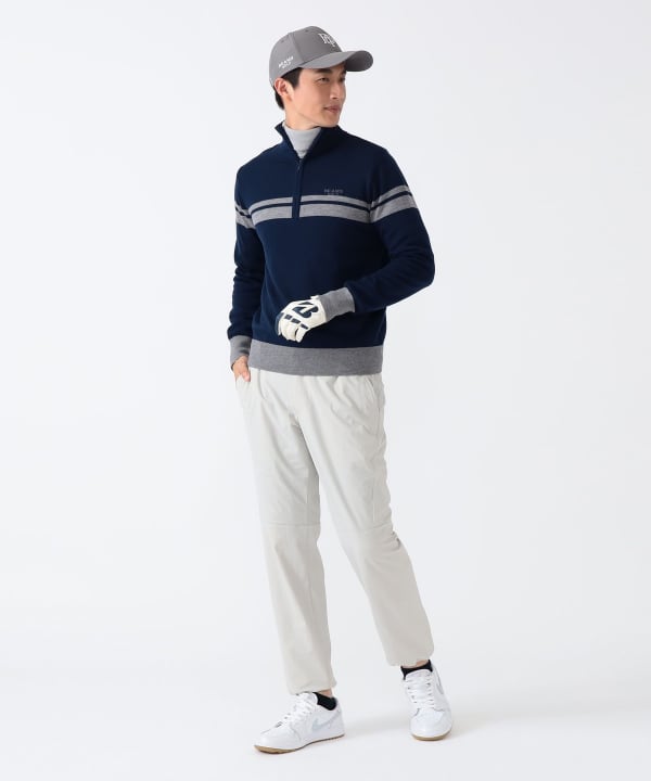 BEAMS GOLF ビームスゴルフ レディースM ボーダージップブルゾン BEAMS GOLF（ビームス ゴルフ）PURPLE LABEL / ハーフジップ
