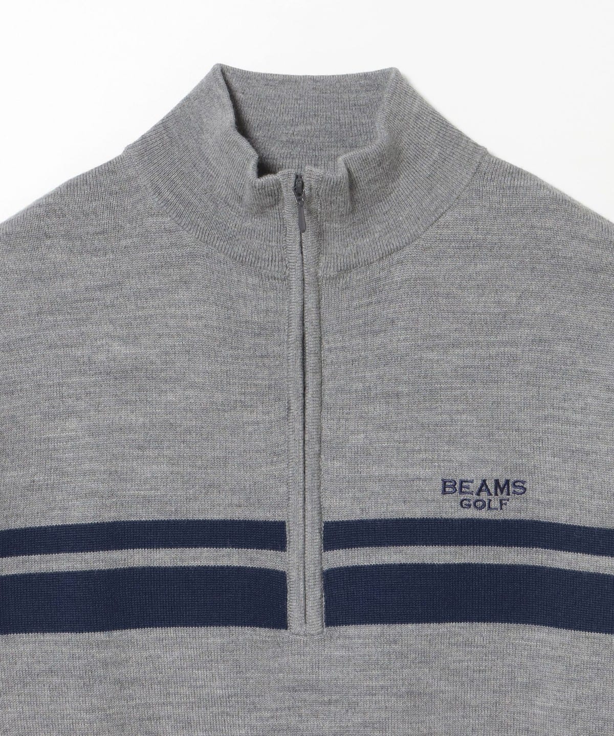 BEAMS GOLF（ビームス ゴルフ）PURPLE LABEL / ハーフジップ ボーダー