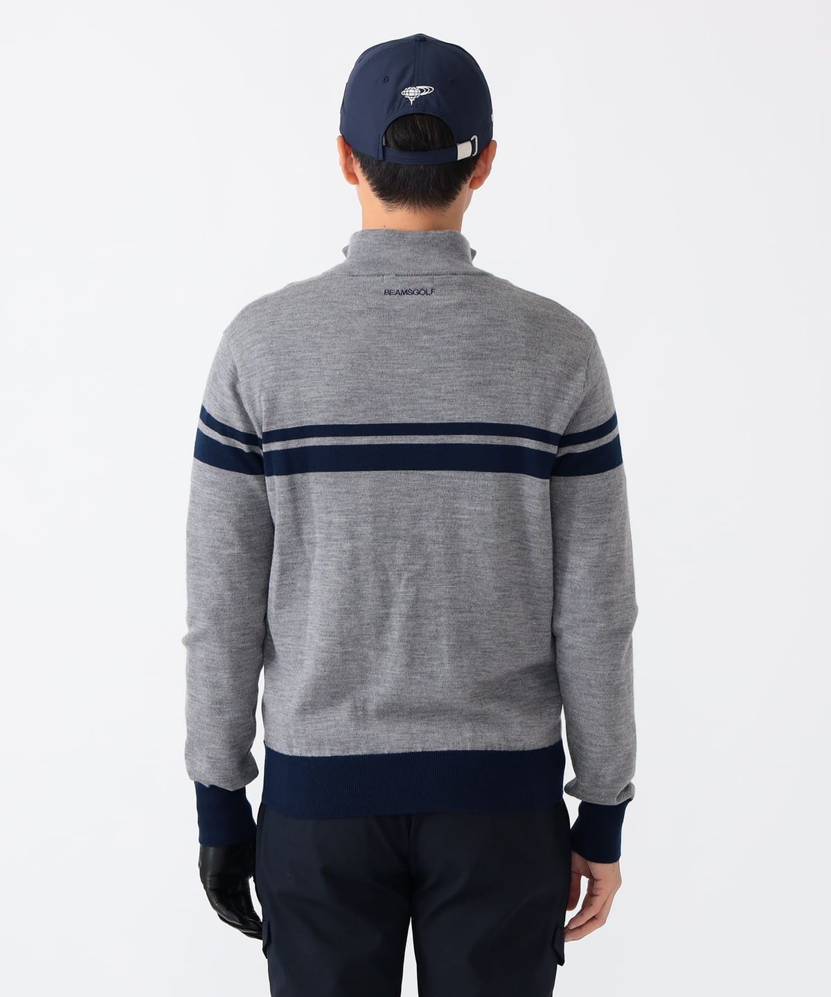 BEAMS GOLF ビームスゴルフ レディースM ボーダージップブルゾン BEAMS GOLF（ビームス ゴルフ）PURPLE LABEL / ハーフジップ