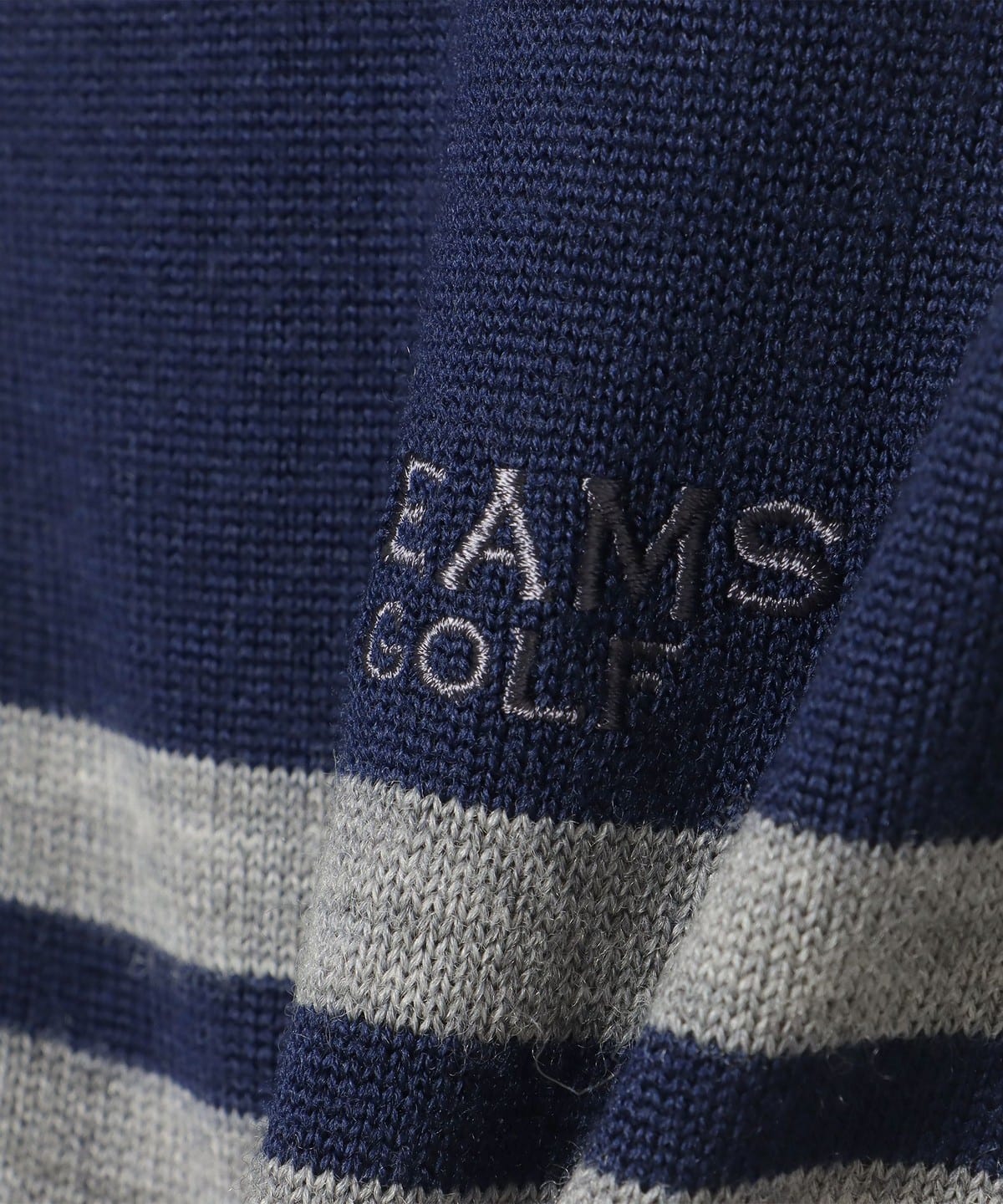 BEAMS GOLF（ビームス ゴルフ）PURPLE LABEL / ハーフジップ ボーダー