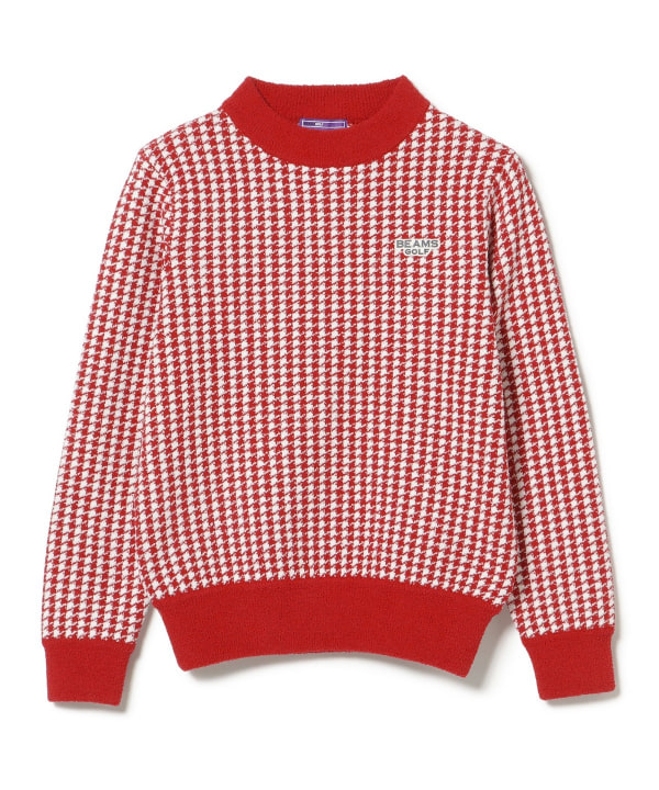 BEAMS GOLF（ビームス ゴルフ）PURPLE LABEL / 千鳥ジャカード ニット