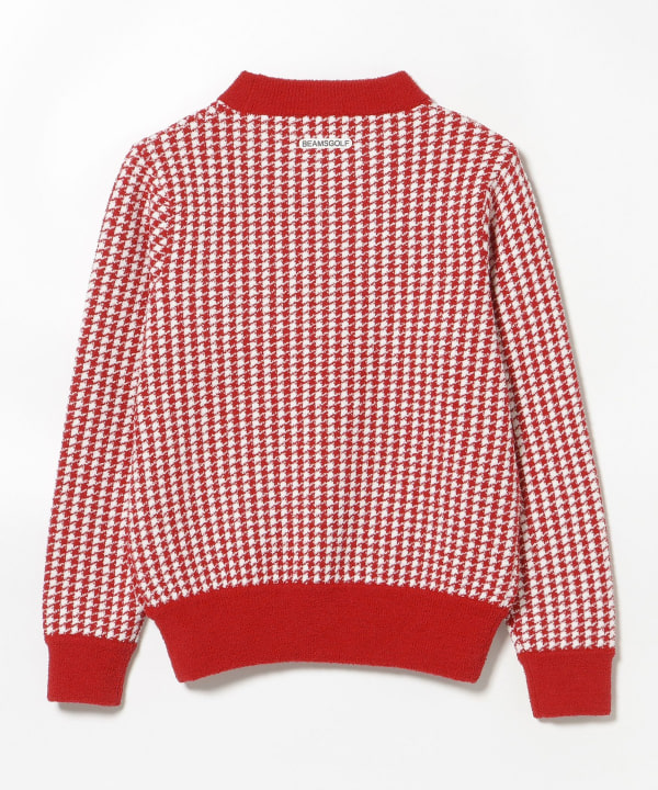 BEAMS GOLF（ビームス ゴルフ）PURPLE LABEL / 千鳥ジャカード ニット