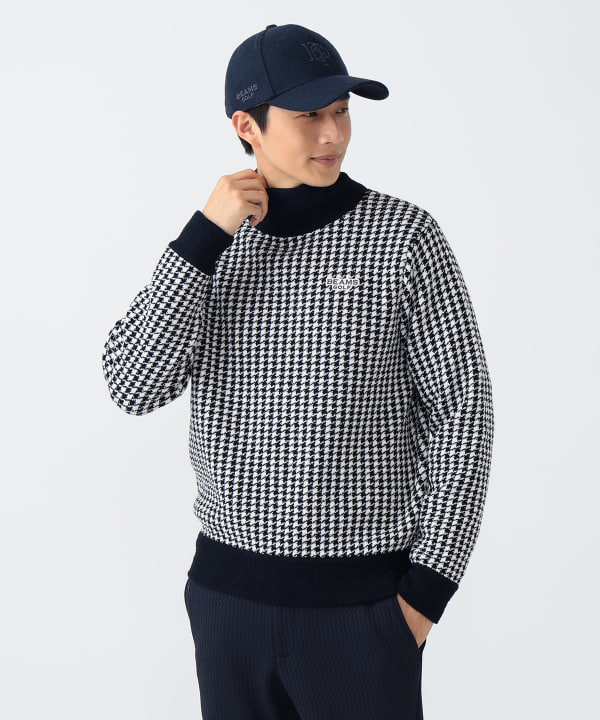 BEAMS GOLF（ビームス ゴルフ）PURPLE LABEL / 千鳥ジャカード ニット