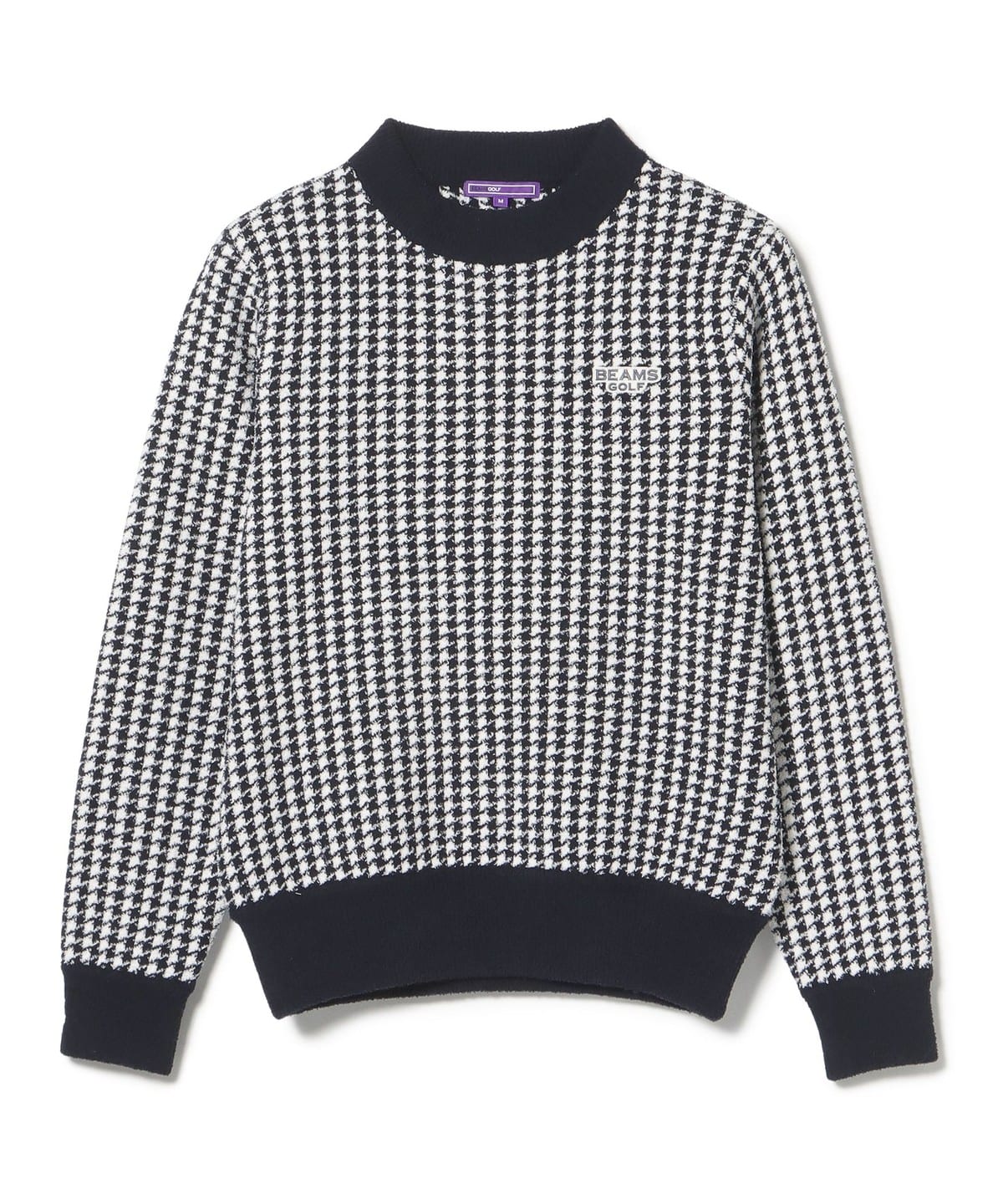 BEAMS GOLF（ビームス ゴルフ）PURPLE LABEL / 千鳥ジャカード ニット
