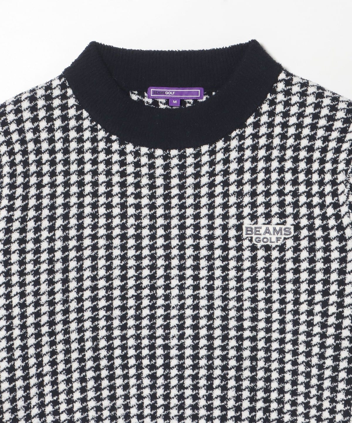 BEAMS GOLF（ビームス ゴルフ）PURPLE LABEL / 千鳥ジャカード ニット