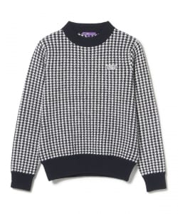 PURPLE LABEL / 千鳥ジャカード ニット プルオーバー