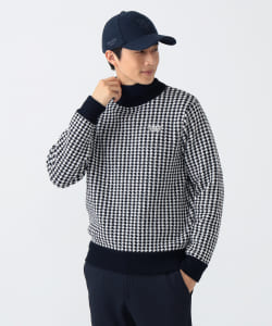 PURPLE LABEL / 千鳥ジャカード ニット プルオーバー