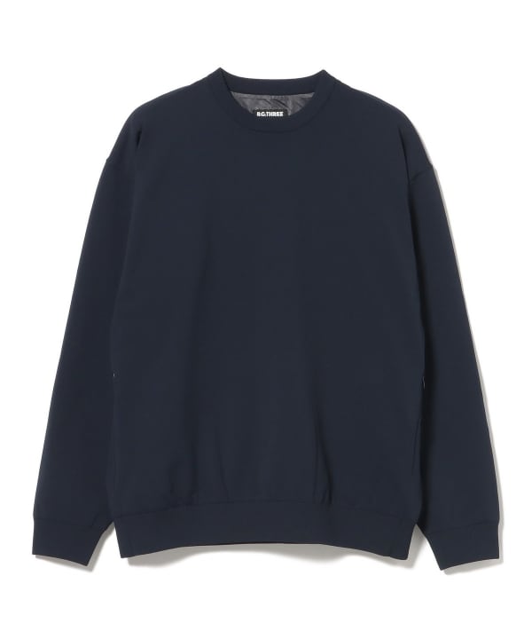 BEAMS GOLF ネイビー トレーナー BEAMS GOLF（ビームス ゴルフ）〈MEN〉 B.G.THREE / ALL-TIME 防風