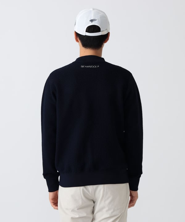 PURPLE LABEL / リターンブリティッシュ モックネックニット Model： H186 B92 W74 H90 Size：L