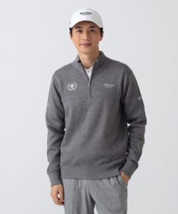PURPLE LABEL / リターンブリティッシュ ハーフジップ ニット