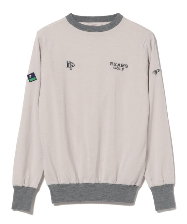 〈MEN〉 PURPLE LABEL / 防風エアシャット 裏付き スフィダンテ ニット（シーズンカラー）