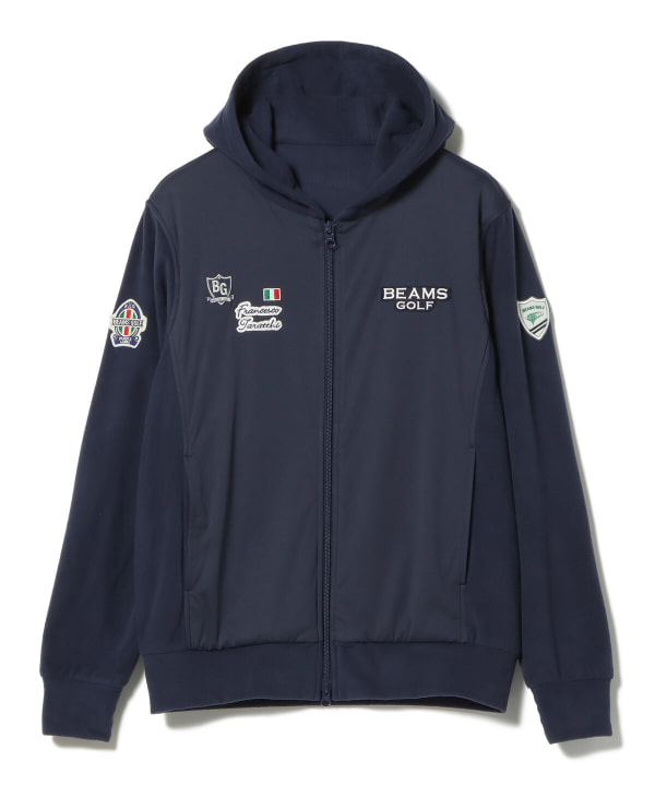 【GREY】<MEN>BEAMS GOLF PURPLE LABEL / タラッティ エアシャット フリースパーカー