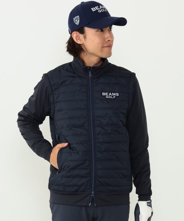 BEAMS GOLF PURPLE LABEL / パッカブル ダウンベスト-