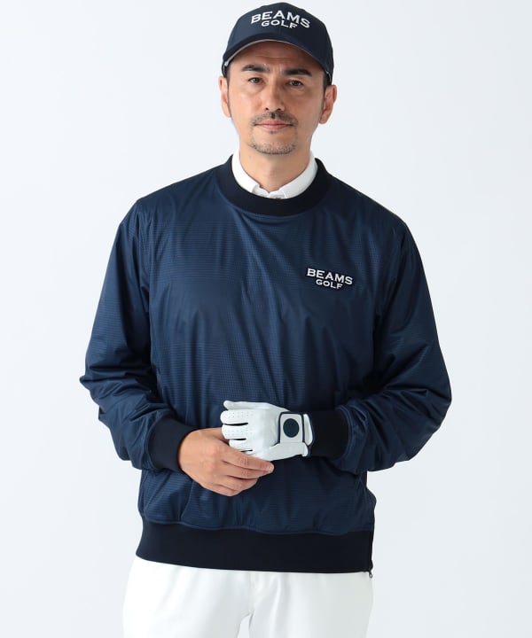 BEAMS GOLF（ビームス ゴルフ）PURPLE LABEL / 撥水ストレッチ グレンチェックプルオーバー（ブルゾン ブルゾン）通販｜BEAMS