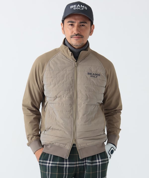 BEAMS GOLF（ビームス ゴルフ）【10%OFF!!アウターフェア対象】PURPLE LABEL / 切り替え パデットブルゾン（ブルゾン  ブルゾン）通販｜BEAMS