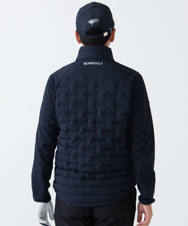 BEAMS GOLF PURPLE LABEL ダウンジャケット ニット切り替え BEAMS GOLF（ビームス ゴルフ）PURPLE LABEL / スフィダンテ 接結