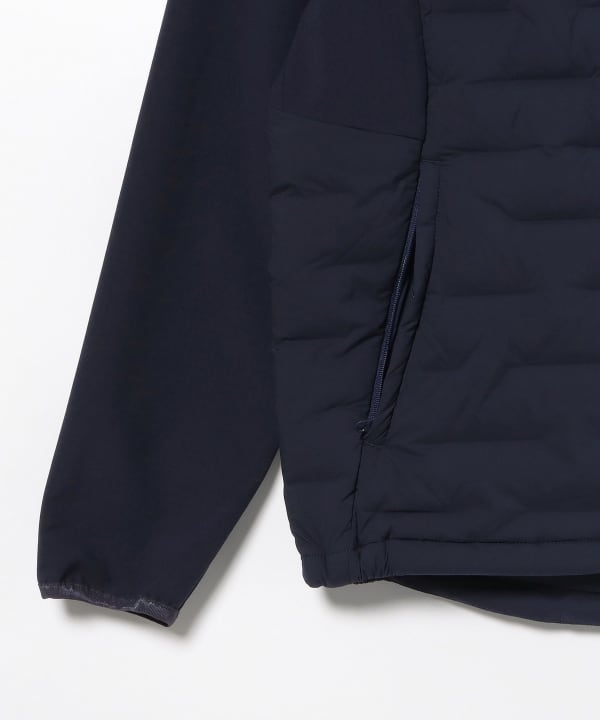 4348 【美品】ビームスゴルフ　ダウンジャケット 袖切替デザイン　紺　L BEAMS GOLF（ビームス ゴルフ）PURPLE LABEL / スフィダンテ 接
