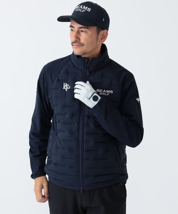 BEAMS GOLF（ビームス ゴルフ）PURPLE LABEL / スフィダンテ 接結ダウン 切り替えブルゾン（ブルゾン ダウンジャケット）通販｜ BEAMS