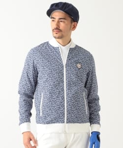 ▲BEAMS GOLF PURPLE LABEL / フラワープリント ブルゾン