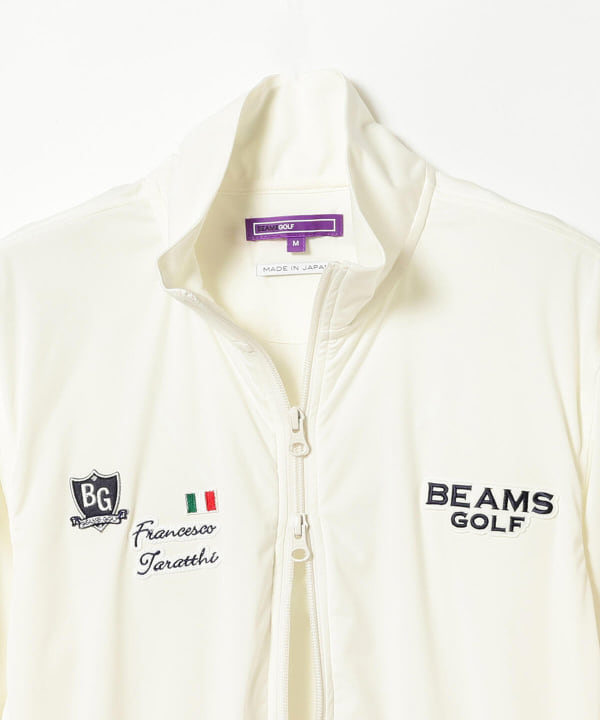 BEAMS GOLF 〈MEN〉BEAMS GOLF PURPLE LABEL / 男裝TRTTI 拉鍊外套（短