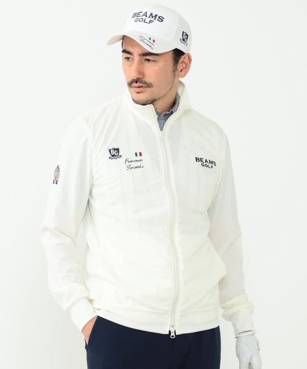 BEAMS GOLF 〈MEN〉BEAMS GOLF PURPLE LABEL / 男裝TRTTI 拉鍊外套（短