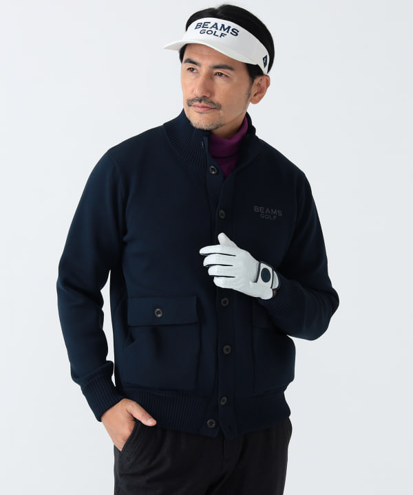 BEAMS GOLF（ビームス ゴルフ）【1/16新規値下げ】PURPLE LABEL / 裏パイル ニットブルゾン（ブルゾン ブルゾン）通販｜ BEAMS