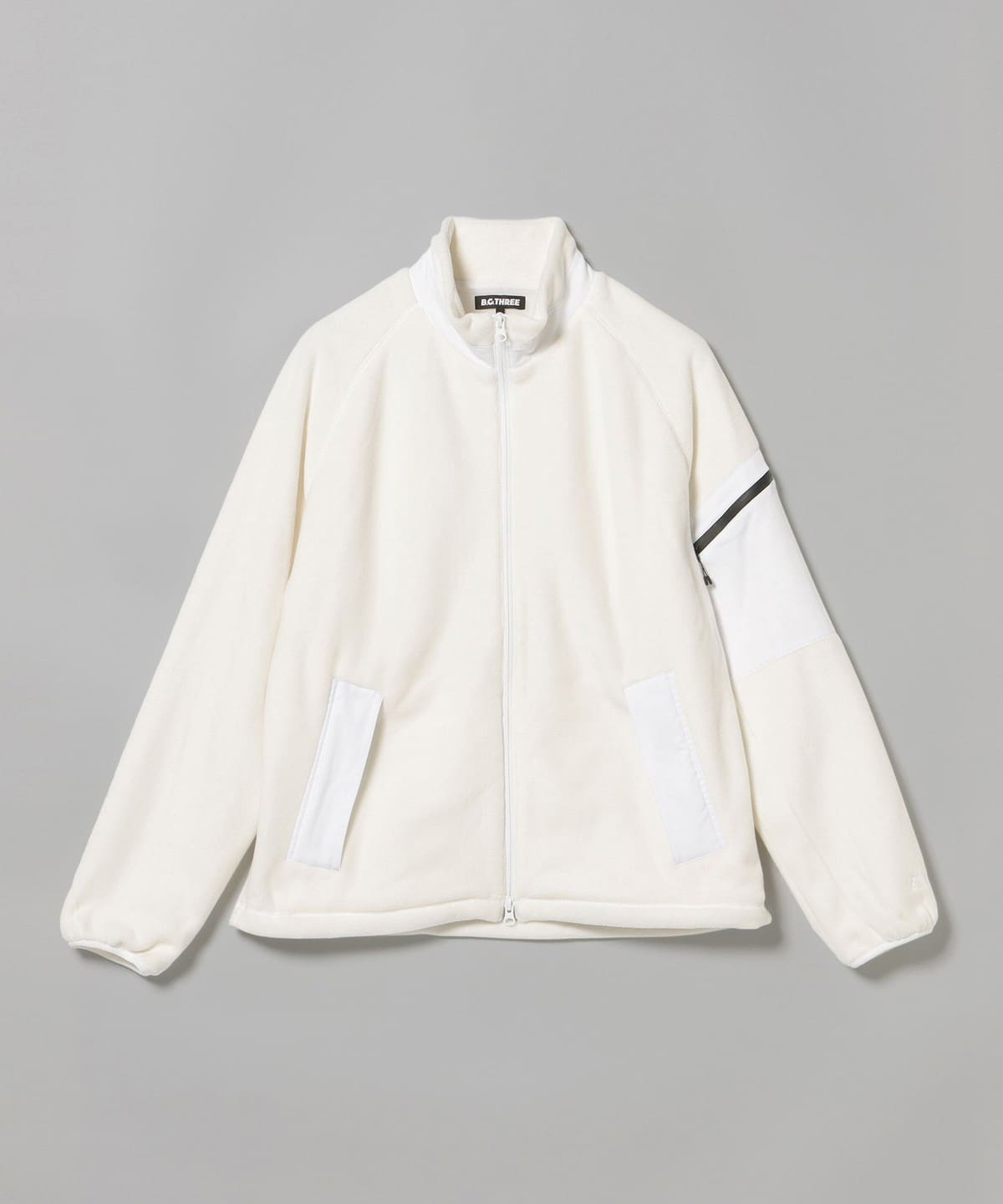 B. G.THREE / ALL-TIME ポーラテック(R) ブルゾン(LV.3) ブルゾン MEN WHITE S B. G.THREE / ALL-TIME ポーラテック(R) ブルゾン(LV.3) ブルゾン MEN WHITE S