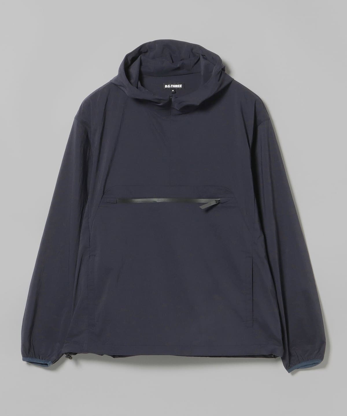 B. G.THREE / ALL-TIME ワッシャー ナイロン アノラックパーカー ブルゾン MEN NAVY L B. G.THREE / ALL-TIME ワッシャー ナイロン アノラックパーカー ブルゾン MEN NAVY L