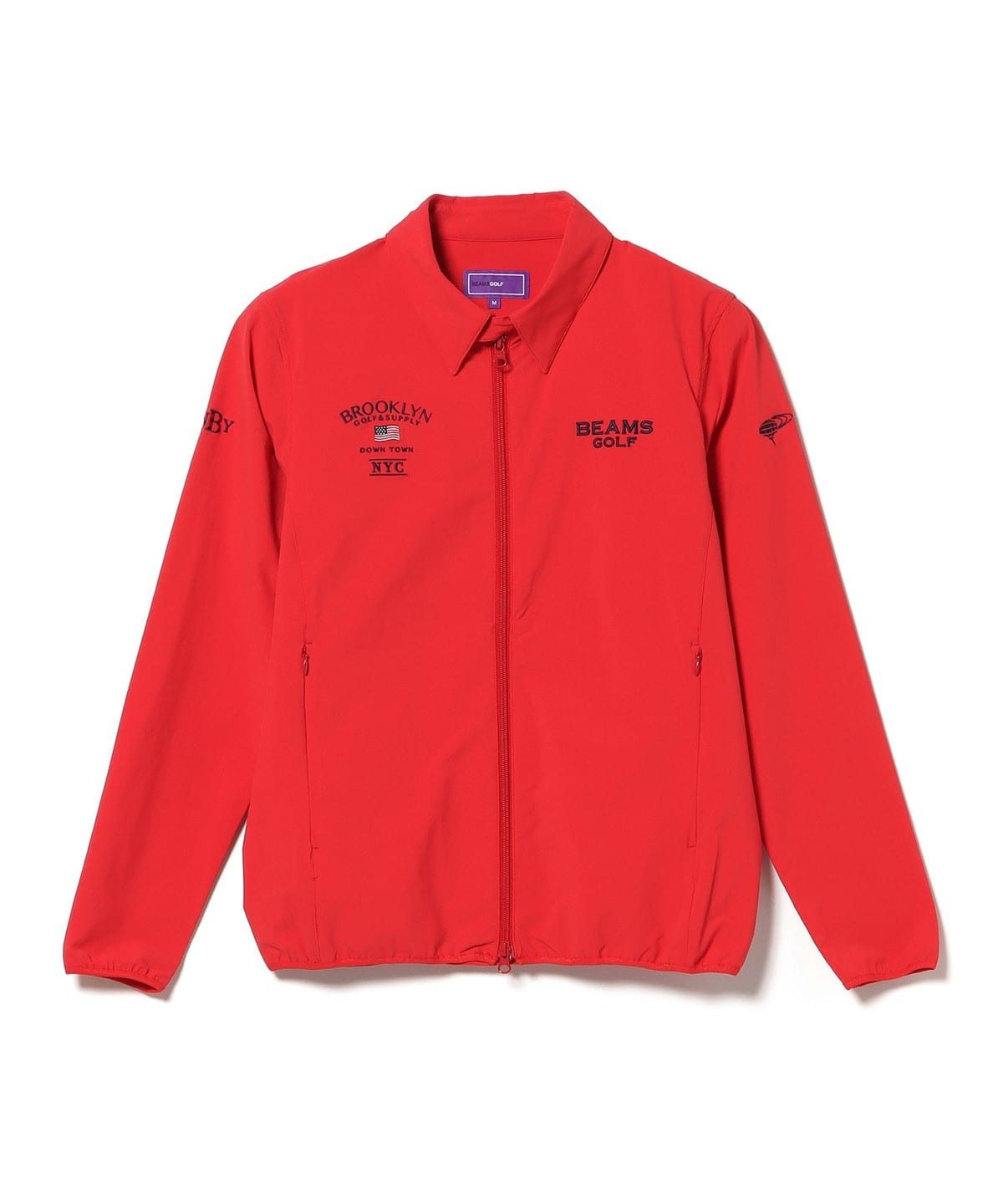BEAMS GOLF紫色标签 / BROOKLYN 弹力防水夹克 (Blouson BEAMS GOLF) 可