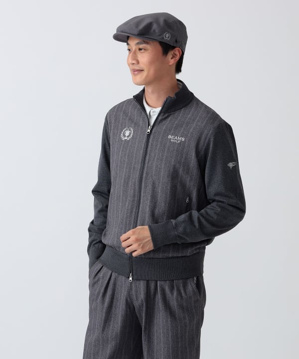 BEAMS GOLF（ビームス ゴルフ）PURPLE LABEL / コンビ ニット ブルゾン