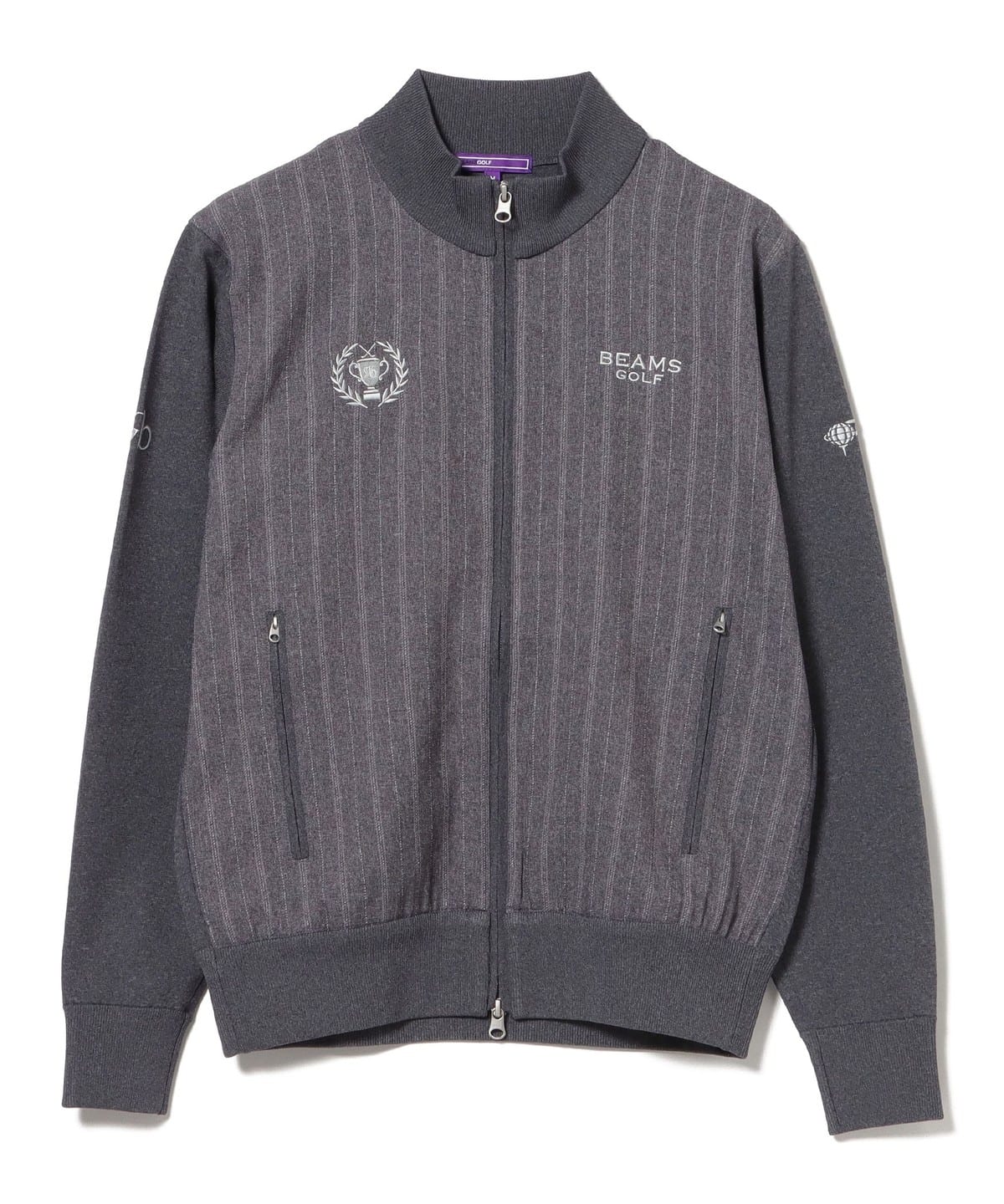 BEAMS GOLF（ビームス ゴルフ）PURPLE LABEL / コンビ ニット ブルゾン